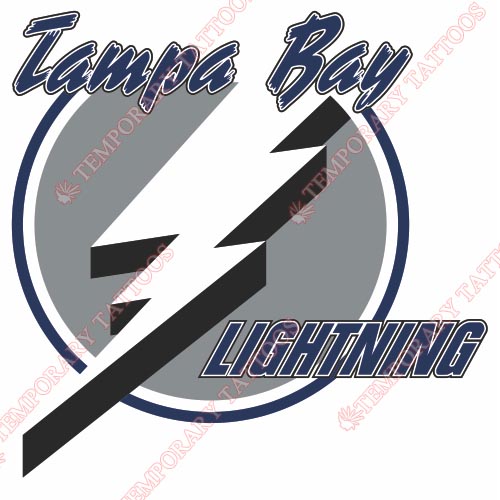 Tampa Bay Lightning Customize Temporary Tattoos Stickers NO.336